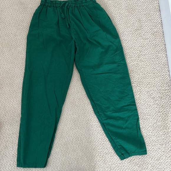 Green Cotton Pants Size S NWOT - Picture 4 of 4
